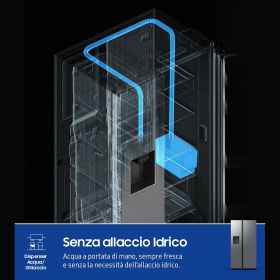 SAMSUNG RS70F65KETEF - Side by Side Kühlschrank 635l