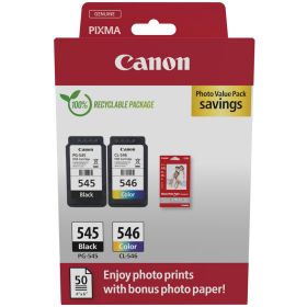 CANON 8287B008 - Canon Tintenpatronen und Fotopapier Set