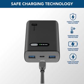 CELLULAR LINE PBFAST01PD10000K - Power Bank Portatile Fast PD 10000mAh Nero