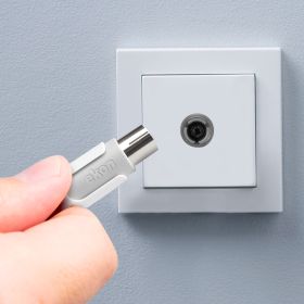 EKON ECAN18MFW - Antenna Kabel 1,8m Weiß