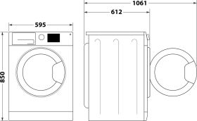INDESIT BWA81496XWVIT - Waschmaschine Indesit 8 kg BWA 81496X WV