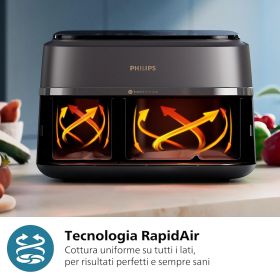 PHILIPS NA352 - Philips Airfryer Dual Basket NA352/00