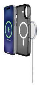 CELLULAR LINE GLOSSMAGIPH16K - Schwarze Gloss Mag Hülle für iPhone 16