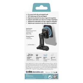 SBS TESUPDOUBLECARB - Supporto Auto Universale con Clip