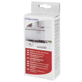 ELECTROLUX Salviette detergenti per acciaio inox 5 pz. – Per una pulizia brillante