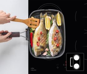 GLEM GAS GTI741BSL - Induktionskochfeld 70cm mit Touch-Steuerung