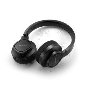 PHILIPS TAA4216BK - Philips Sportkopfhörer kabellos mit 40mm Treiber