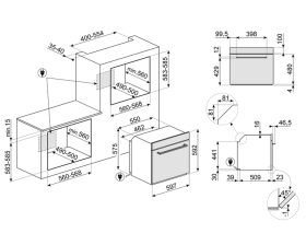 SMEG SO6402M2B - SO6402M2B Forno a microonde combinato SpeedwaveXL