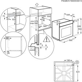 AEG GR6PB53FSB - Forno SteamCrisp 7000 con Pirolisi