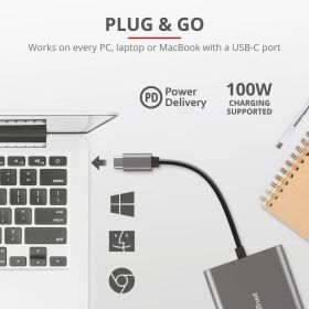 TRUST 23772 - Trust Dalyx 3-in-1 USB-C Adapter