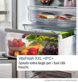 BOSCH KGN39AIAU - Kombikühlschrank 203x60 cm in Edelstahl