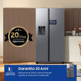 SAMSUNG RS90F65EDTEF - Side by Side Kühlschrank AI Home