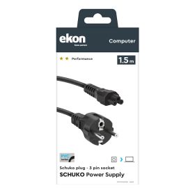 EKON ECITSCHUKO15K - Cavo alimentazione Schuko 1,5 m