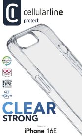CELLULAR LINE CLEARDUOIPHSE4T - Clear Strong - iPhone 16E Hartschalenhülle