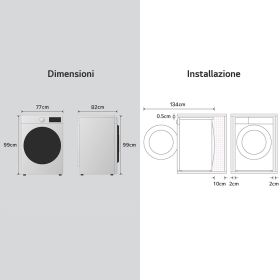 LG RH18U8AVCW - 18kg DUAL Inverter Wäschetrockner