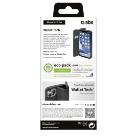 SBS TEBKTECHIP12MK - Cover Wallet Tech per iPhone 12/12 Pro