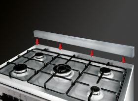 GLEM GAS U765MI6 - 70x60 Küche mit belüftetem Elektroofen