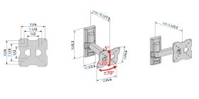MELICONI 580457 - Supporto TV Flatstyle FR 100 IT