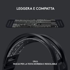 LOGITECH 981000864 - Cuffia gaming wireless RGB G733