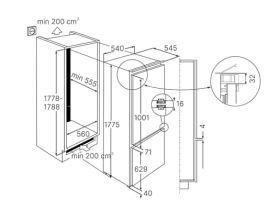 KÜPPERSBUSCH FKGF8860.0i Einbau Kühl-Gefrierkombi 178cm