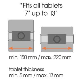 VOGEL'S TMS1020 - Supporto auto universale per tablet 7-12"