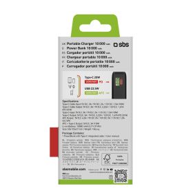 SBS TTBB20000LCDTCPD20K - Power Bank 20000mAh mit Display