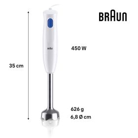 BRAUN MQ10201M - Mini Pimer Braun MultiQuick 1