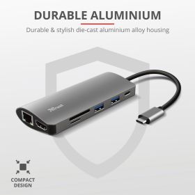 TRUST 23775 - Trust 7-in-1 USB-C Adapter