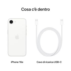 APPLE MD1R4QLA - iPhone 16e 128GB in Weiß