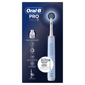 ORAL-B PRO3700BLUE - Spazzolino elettrico Oral-B Pro 3 3700 Blu