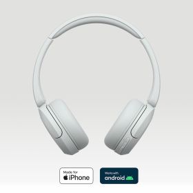 SONY WHCH520W - Cuffie Bluetooth con driver da 30mm