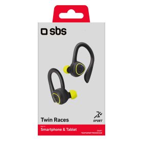 SBS TESPEARBTTWSRACESK - Auricolari TWS Sport con silicone