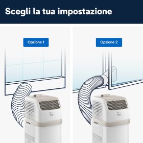DE LONGHI PACES72CLASSIC - Mobiles Klimagerät 2.1KW Beige