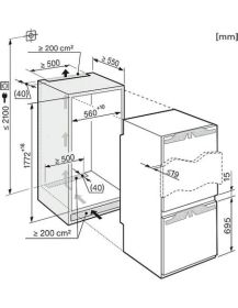 MIELE KFN7734 - Miele KFN 7734 F Combinazione frigorifero-congelatore da incasso