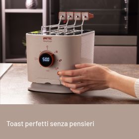 IMETEC 7504 - Tostapane XL 600W con timer