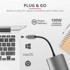 TRUST 23775 - Trust 7-in-1 USB-C Adapter