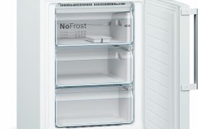 BOSCH KGN39VWEQ - KGN39VWEQ 0560206 COMBI 366LT CE.E NOFROST 5RIP.VETRO BIANCO