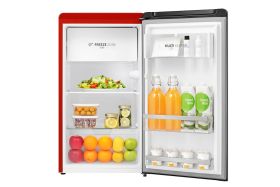 HISENSE RR106D4CRE - Roter 82L Kühlschrank mit Gefrierfach
