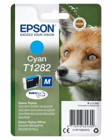 EPSON C13T12824022 - C13T12824022 0075386 CART.INK-JET CIANO VOLPE TG.M SECUR.BLISTER T1282