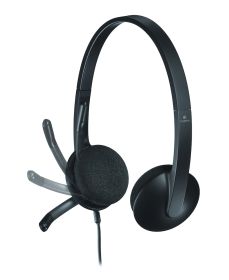 LOGITECH 981000475 - 981000475 0120473 HEADSET 20-20000HZ 40DB USB H340 NERO