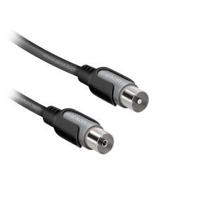 EKON ECAN18MFK - Antenna Kabel 9,5mm M/F 1,8m Schwarz