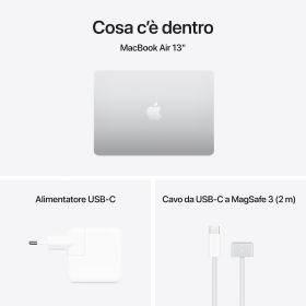 APPLE MW0X3TA - MacBook Air 13'' M4 16GB 512GB Silber