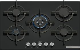 BOSCH PPQ7A6I15 - Piano cottura a gas 75 cm nero