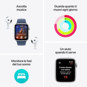 APPLE MXE73QLA - Apple Watch SE GPS 40mm Mitternacht