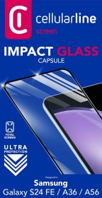 CELLULAR LINE TEMPGCABGALS24FEK - Glasfolie für Galaxy S24 FE