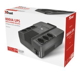 TRUST 23326 - Maxxon 800VA USV mit 6 Steckdosen