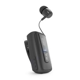 SBS TEROLLCLIPBTK - Auricolari Bluetooth con clip nero