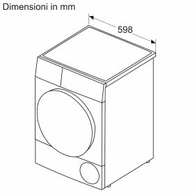 BOSCH WQB245B0IT - Asciugatrice Serie 8 9 kg A+++