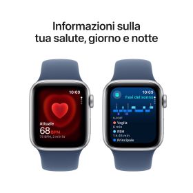 APPLE MXGF3QLA - Apple Watch SE GPS 40mm Argento Denim