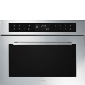 SMEG SF4400MCX1 - SF4400MCX1 Forno Compatto Combinato Microonde Acciaio Inox
